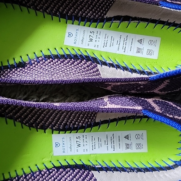 Rothy's The Point - Violet Giraffe sz 7.5 - Picture 3 of 3